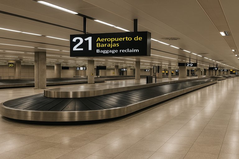 En el Aeropuerto de Barajas, dos mujeres fueron detenidas con más de 1,000,000 de euros en efectivo en su equipaje