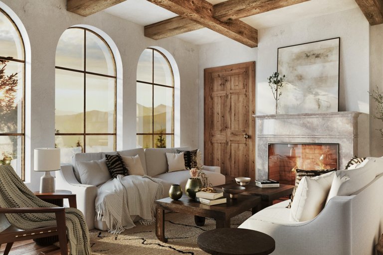 Decoración minimalista con alma mediterránea